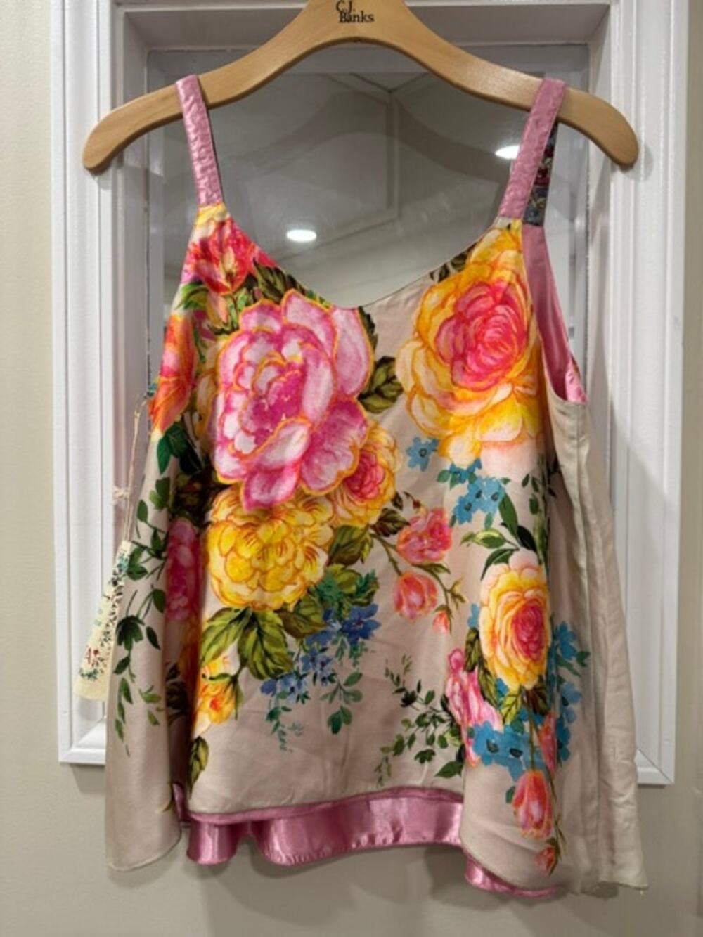 ARATTA PRETTY IN THE PINK Floral REVERSIBLE CAMI